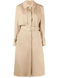 Patrizia Pepe belted cotton trench coat