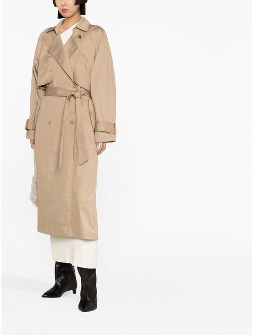 AERON belted trench coat