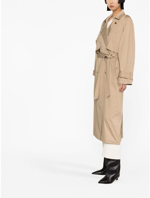 AERON belted trench coat