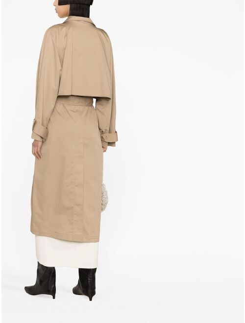 AERON belted trench coat