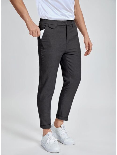 Manfinity Mode Men Solid Slant Pocket Pants