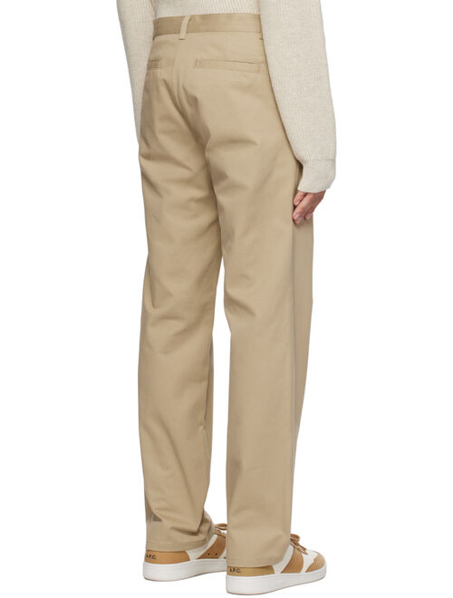 A.P.C. Beige Ville Trousers