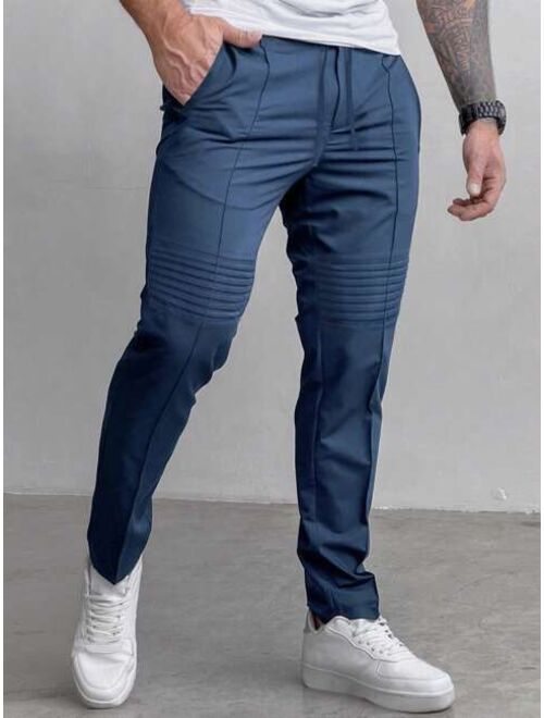 Manfinity EMRG Men Solid Slant Pocket Pants