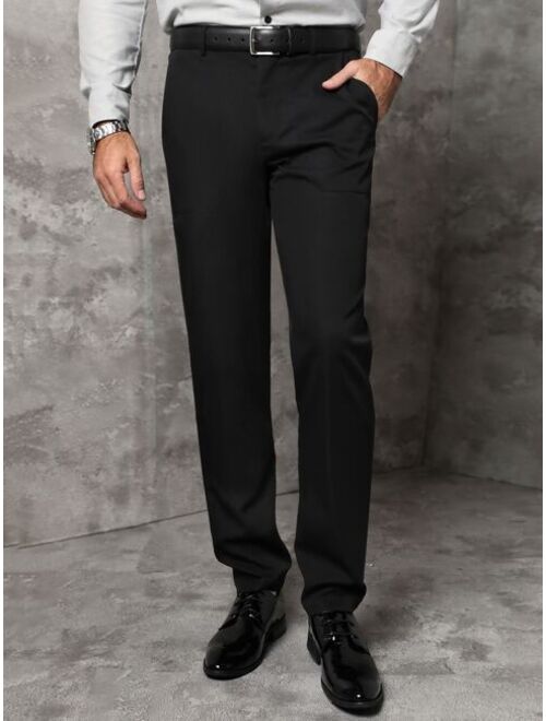 Manfinity Mode Men Solid Slant Pocket Pants