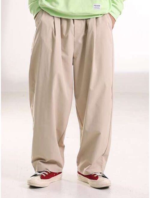 Manfinity Hypemode Men Solid Wide Leg Pants