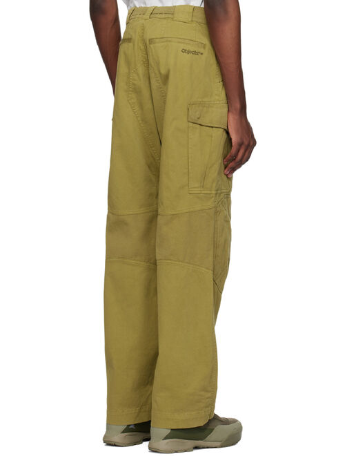 Objects IV Life Khaki Stamped Cargo Pants