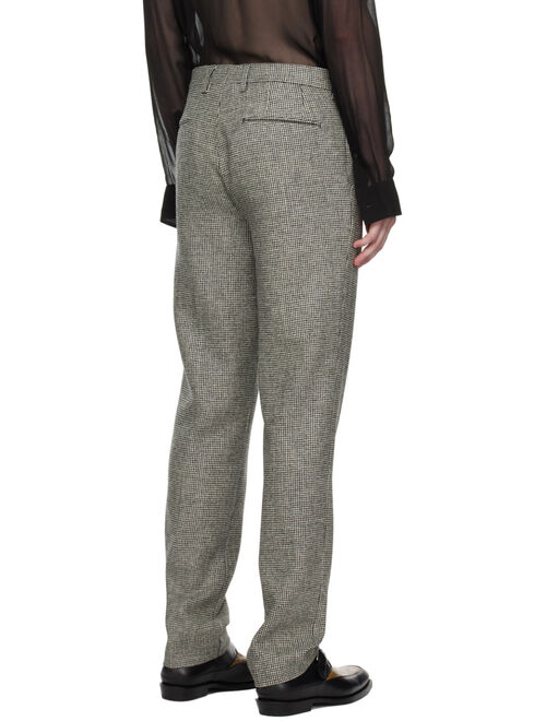 Dries Van Noten Gray Slim Fit Trousers