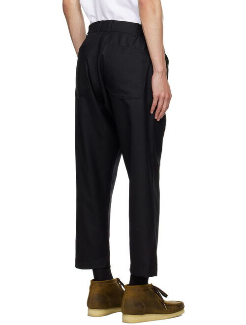 Comme des Garcons Homme Deux Black Four-Pocket Trousers