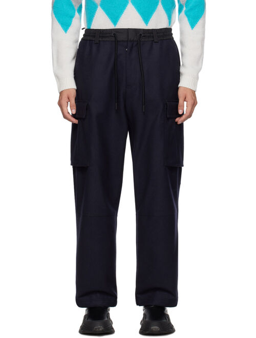 Moncler Grenoble Navy Sportivo Cargo Pants