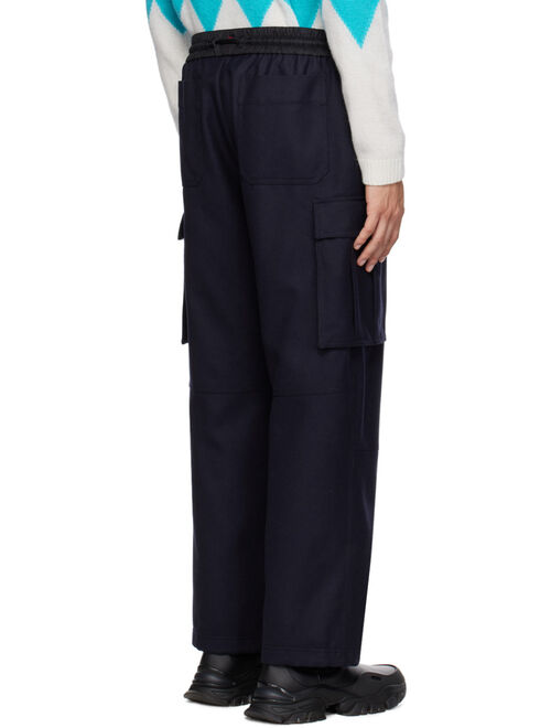 Moncler Grenoble Navy Sportivo Cargo Pants