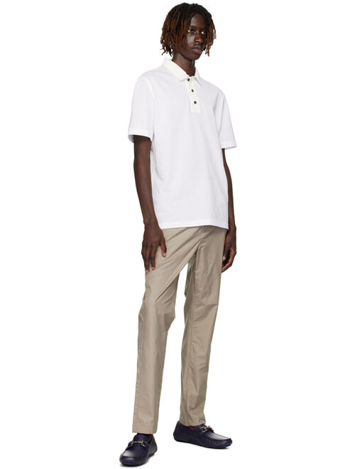 Dunhill Khaki Performance Trousers