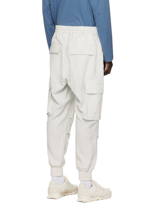 Y-3 Gray Loose-Fit Cargo Pants