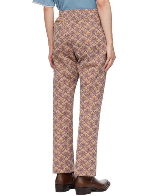 NEEDLES Beige Jacquard Track Pants