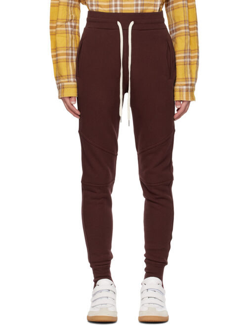 John Elliott Burgundy Escobar Sweatpants