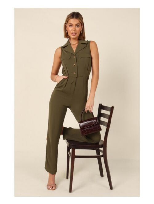 Petal & Pup PETAL AND PUP Womens Kayne Sleeveless Jumpsuit