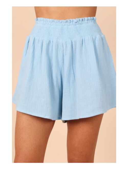 Petal & Pup PETAL AND PUP Womens Karlee High Waisted Shorts