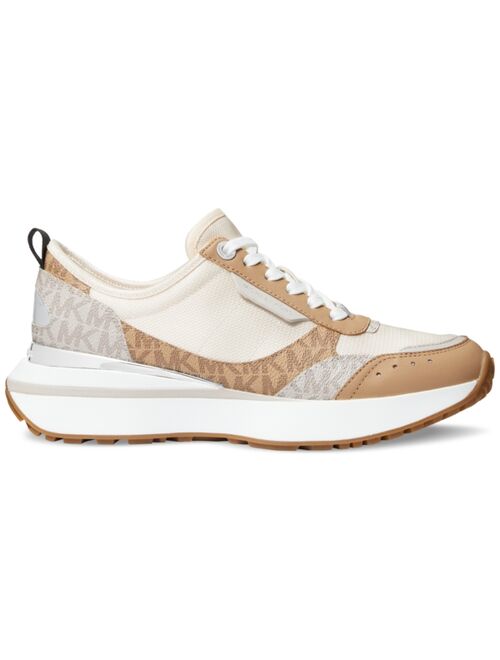 MICHAEL MICHAEL KORS Women's Flynn Sporty Lace-Up Trainer Running Sneakers