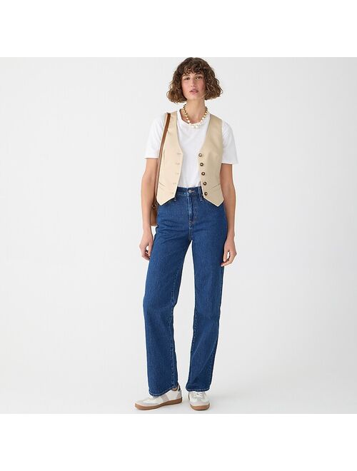 J.Crew Full-length slim wide-leg jean in Joelle wash