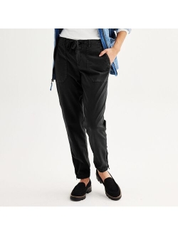 Mid-Rise Utility Jogger Pants