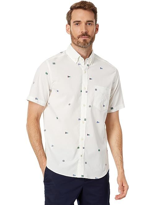 Nautica Sustainably Crafted Printed Short Sleeve Shirt