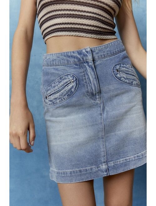 BDG Quin Denim Mini Skirt