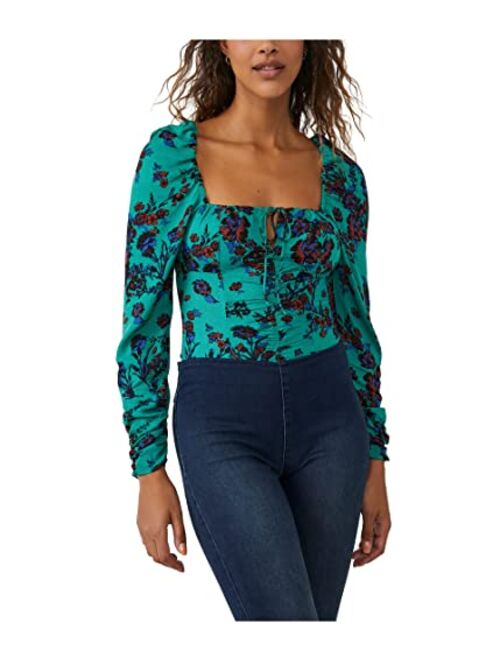 Free People Hilary Printed Top