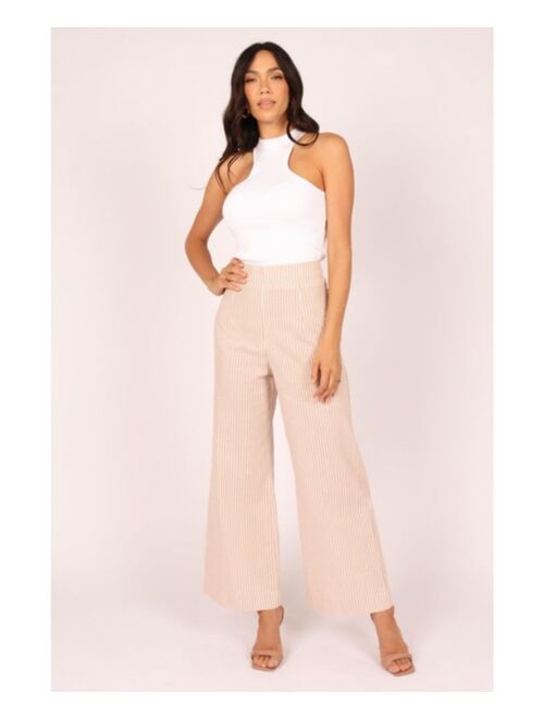 Petal & Pup PETAL AND PUP Womens Henry High Waisted Wide Leg Pants