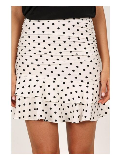 Petal & Pup PETAL AND PUP Womens Tegan Ruffle Mini Skirt