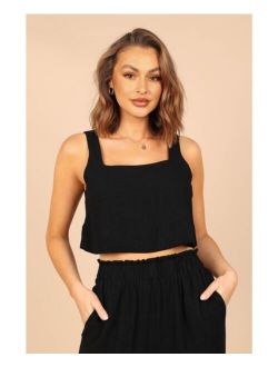 PETAL AND PUP Womens Eleanor Cropped Top