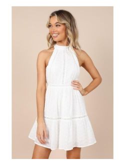 Petal and Pup Womens Raffael High Neck Mini Dress