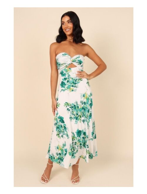 Petal & Pup Petal and Pup Womens Teagan Strapless Midi Dress