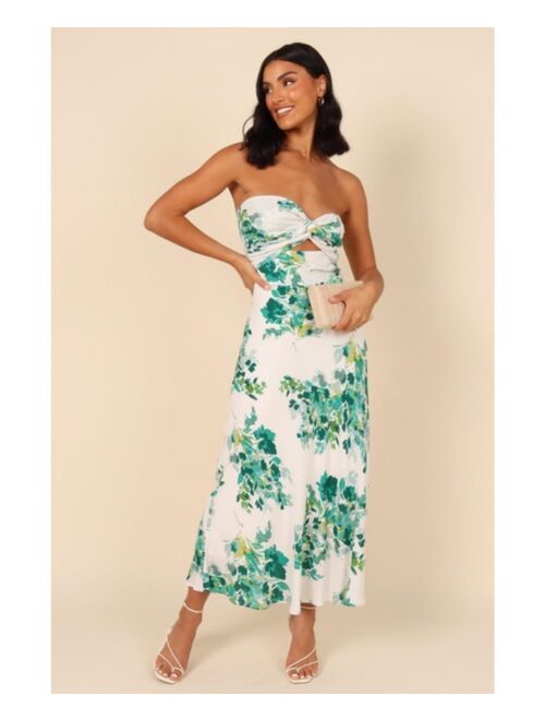 Petal & Pup Petal and Pup Womens Teagan Strapless Midi Dress