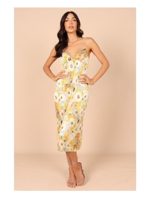 Petal & Pup Petal and Pup Womens Ville Pleated Midi Dress