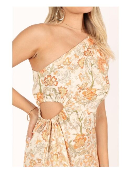 Petal & Pup Petal and Pup Womens Ralie One Shoulder Maxi Dress