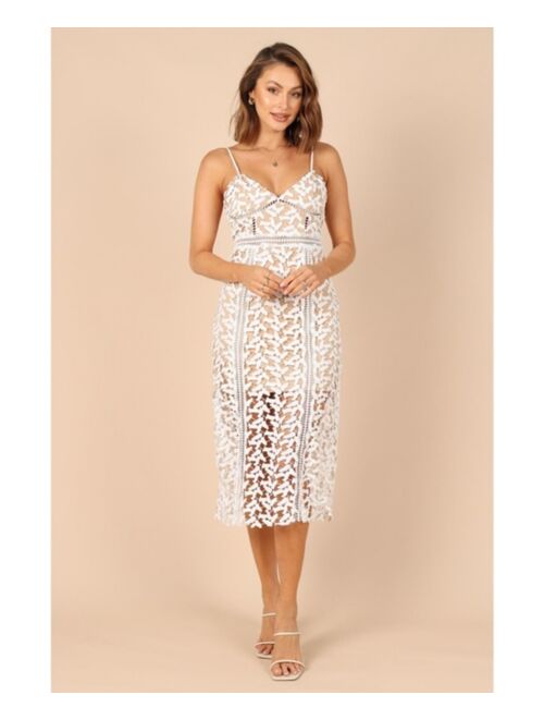 Petal & Pup Petal and Pup Womens Franque Midi Lace Dress