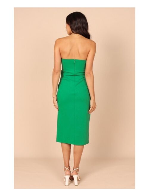 Petal & Pup Petal and Pup Womens Nerene Strapless Midi Dress