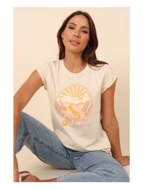 Petal & Pup PETAL AND PUP Womens Bianca Graphic T Shirt