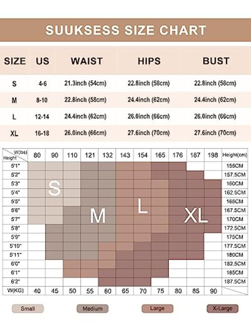 SUUKSESS Women Ribbed Seamless Long Sleeve Bodysuit Square Scoop Notch Neck Bodysuit