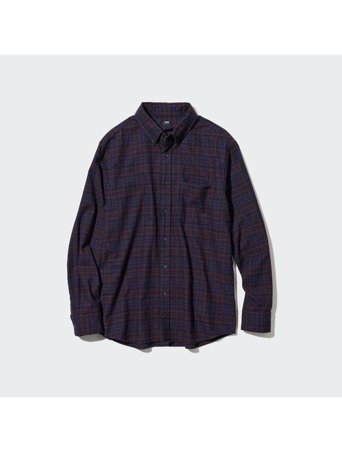 UNIQLO Flannel Checked Long Sleeve Shirt