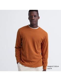 Soft Brushed Crew Neck Long-Sleeve T-Shirt