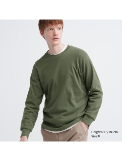 Soft Brushed Crew Neck Long-Sleeve T-Shirt