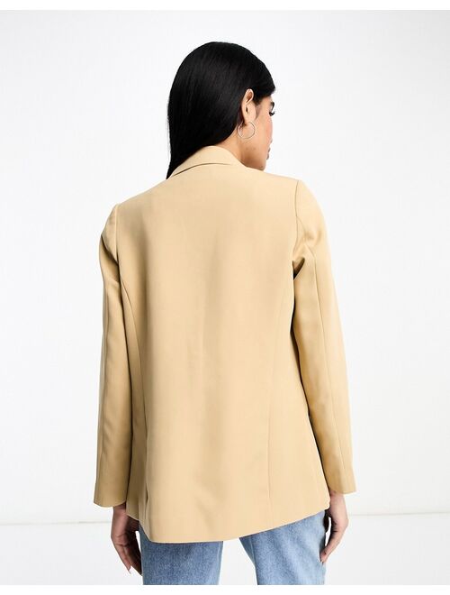 Miss Selfridge blazer in stone