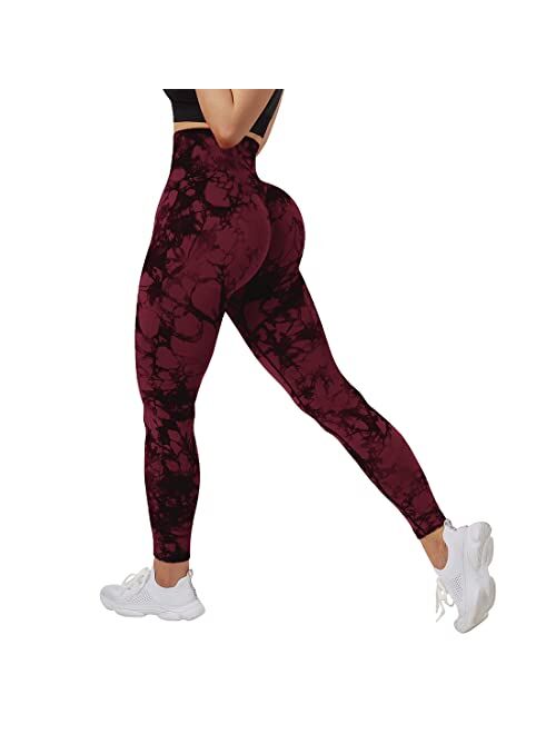 SUUKSESS Women Contour Scrunch Butt Lifting Leggings Seamless Workout Yoga Pants