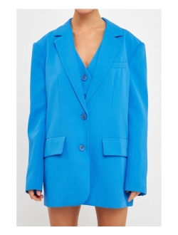 Women's Buttery 2 Button Blazer