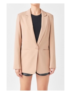 Women's Single-Breasted Blazer