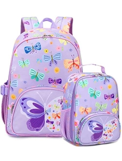 Btoop Backpack for Kids Boys Girls Preschool Kindergarten Bookbag Set with Lunch Box Toddler School Bag