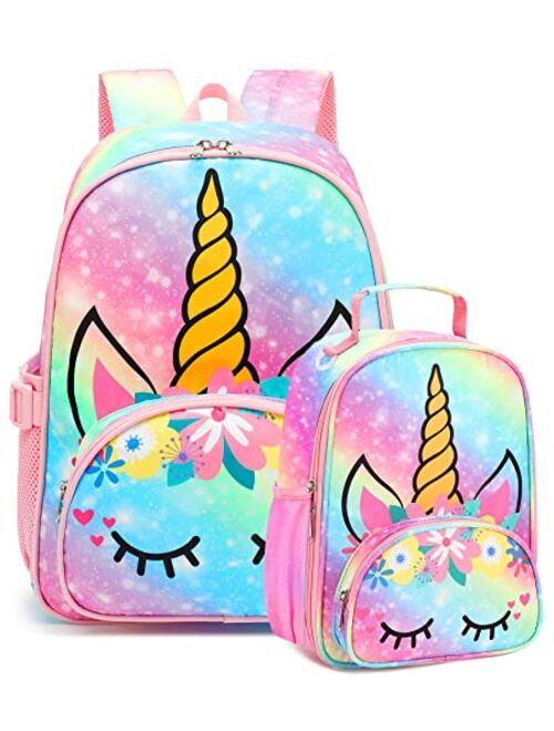 Btoop Backpack for Kids Boys Girls Preschool Kindergarten Bookbag Set with Lunch Box Toddler School Bag