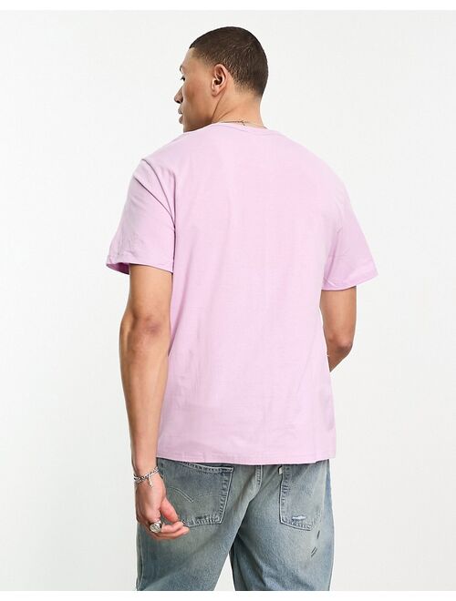 Champion large logo T-shirt in lilac