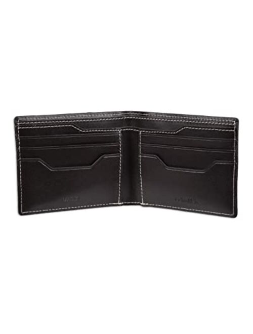 Calvin Klein Men's RFID Leather Minimalist Bifold Wallet