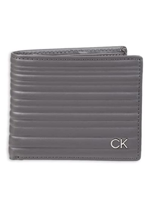 Calvin Klein Men's RFID Leather Minimalist Bifold Wallet